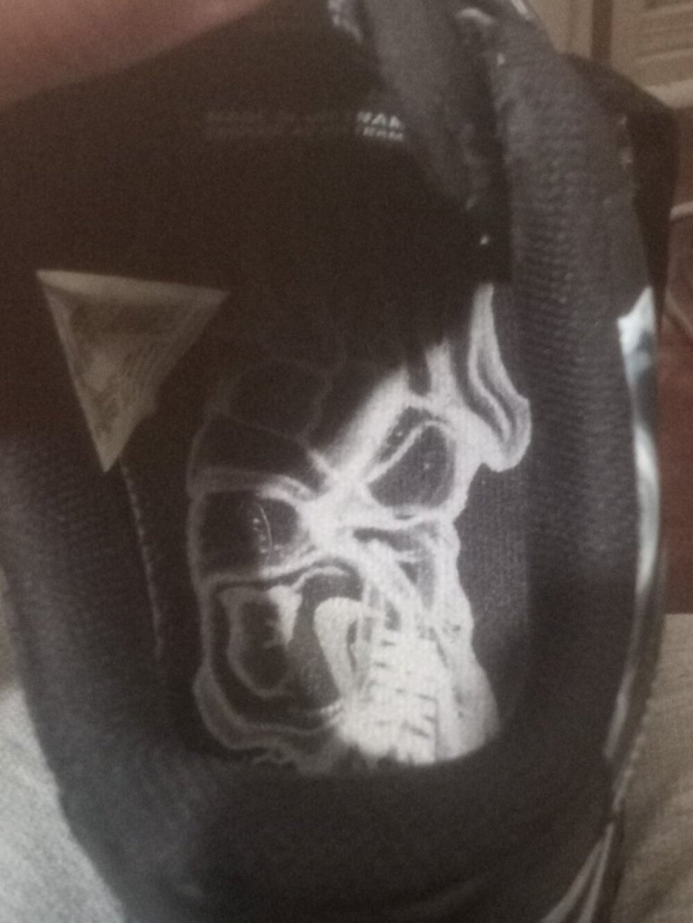 Nike Air Force 1 Low '07 QS Black Skeleton Size 6 Pre-Owned BQ7541-001 - Picture 12 of 12